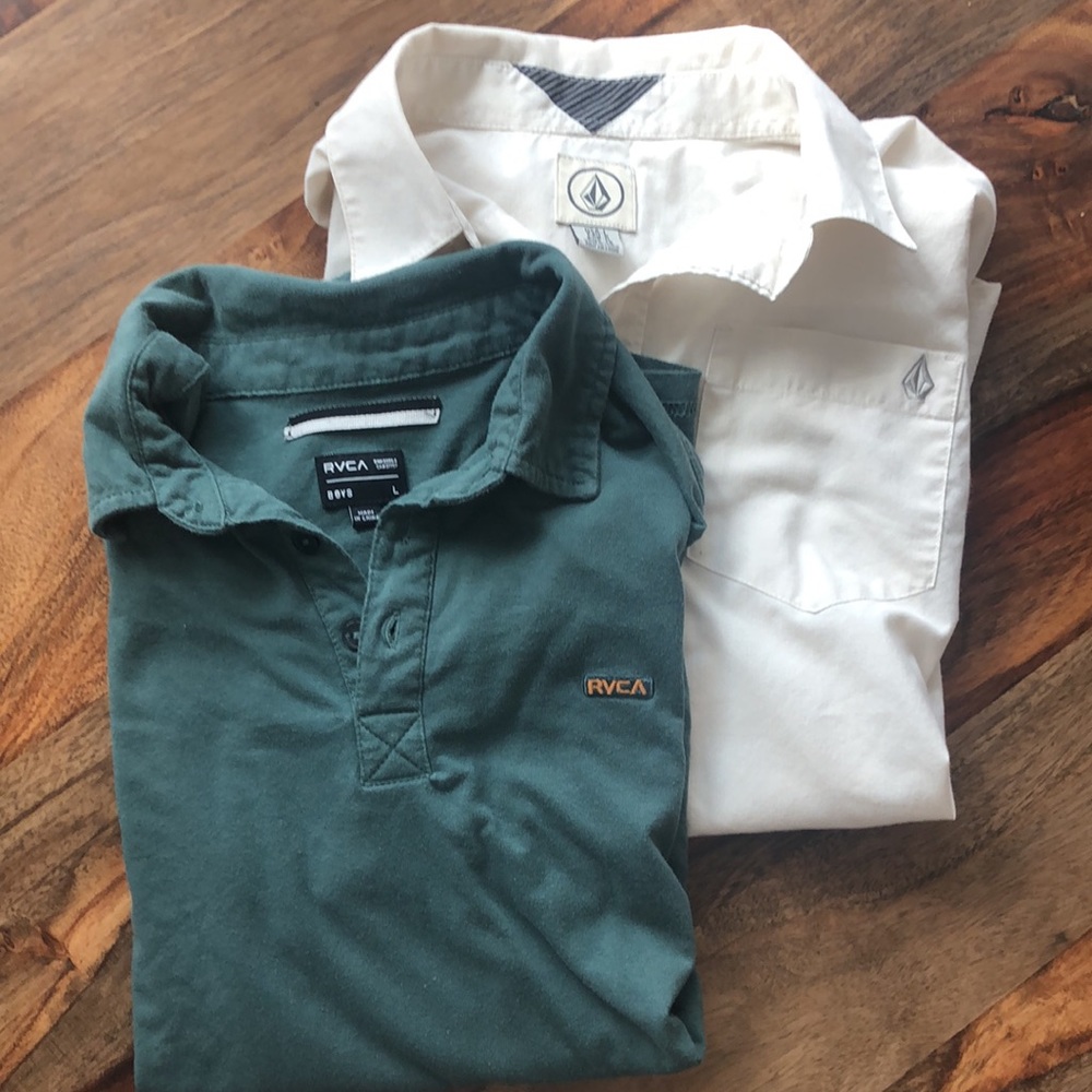 TWO Youth Large Shirts